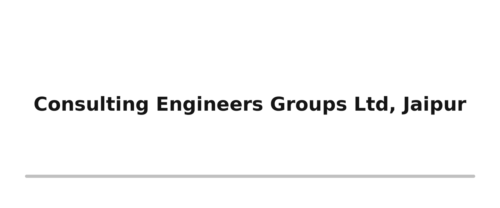 Survey, Design & Estimation 27 consulting engineers groups ltd jaipur