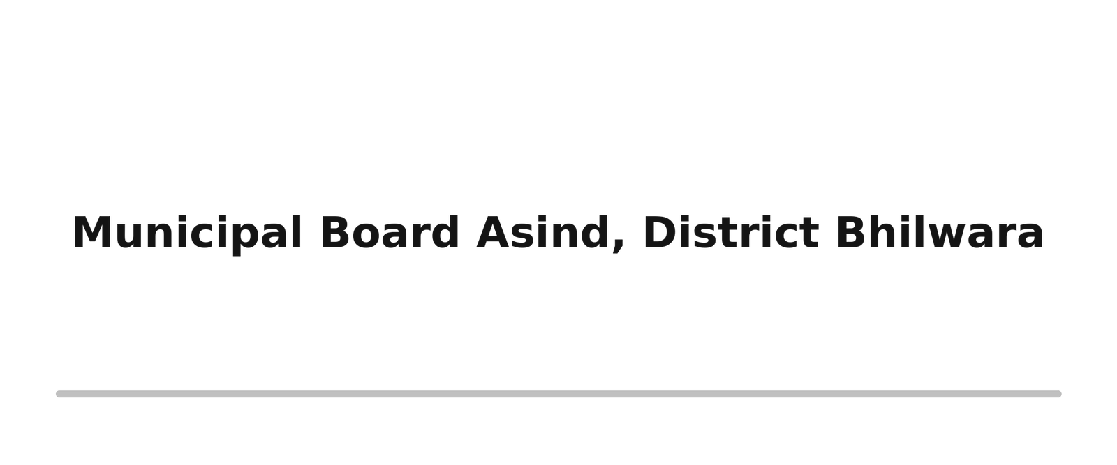 Survey, Design & Estimation 38 municipal board asind district bhilwara
