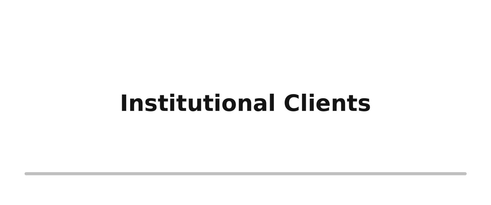 Survey, Design & Estimation 43 institutional clients