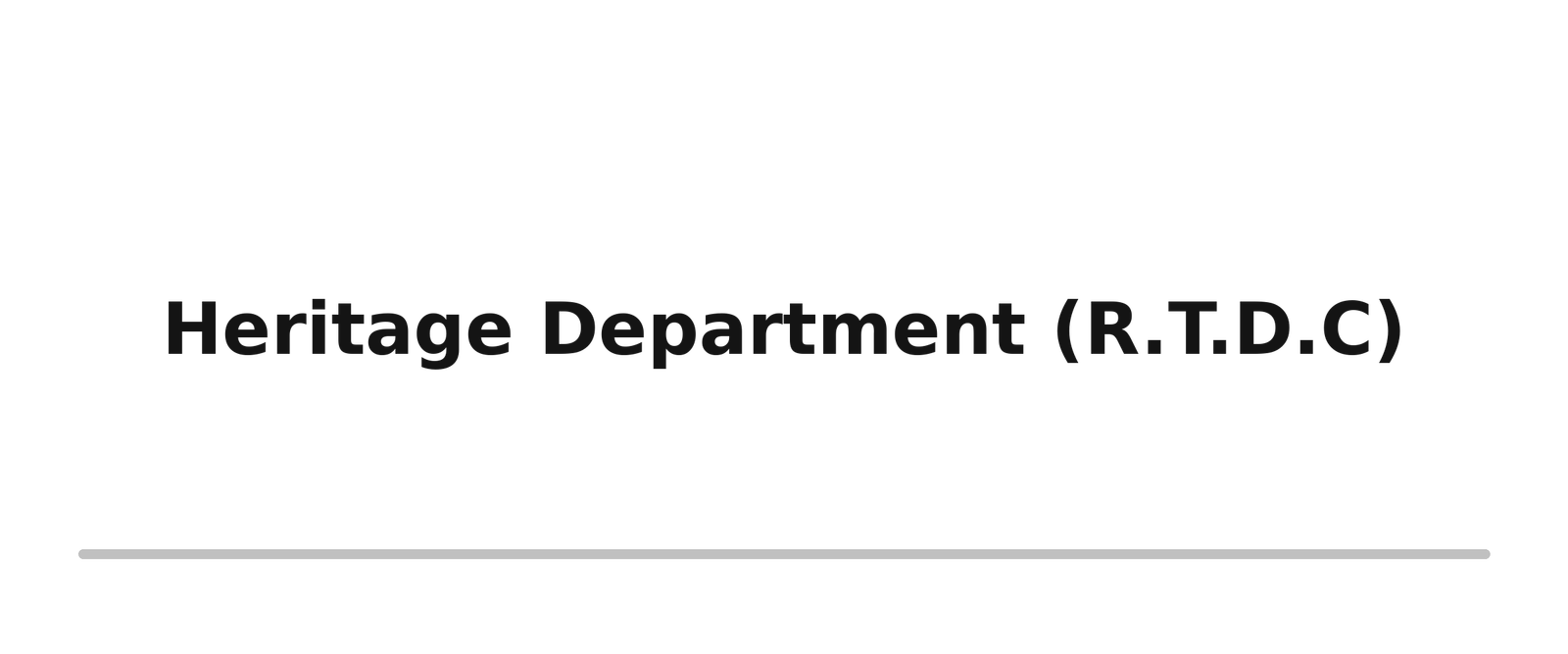 Survey, Design & Estimation 47 heritage department r t d c
