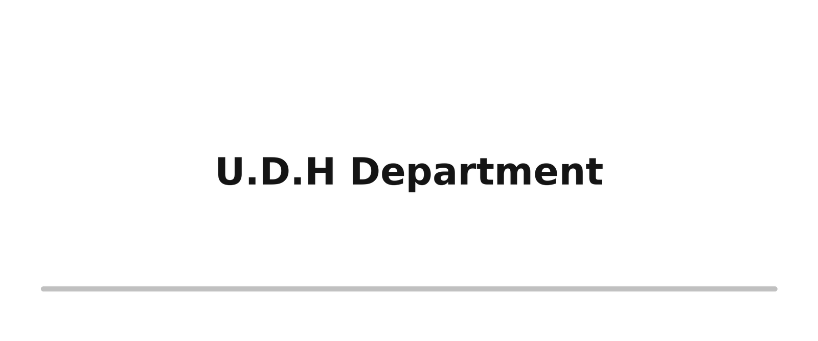 Survey, Design & Estimation 48 u d h department